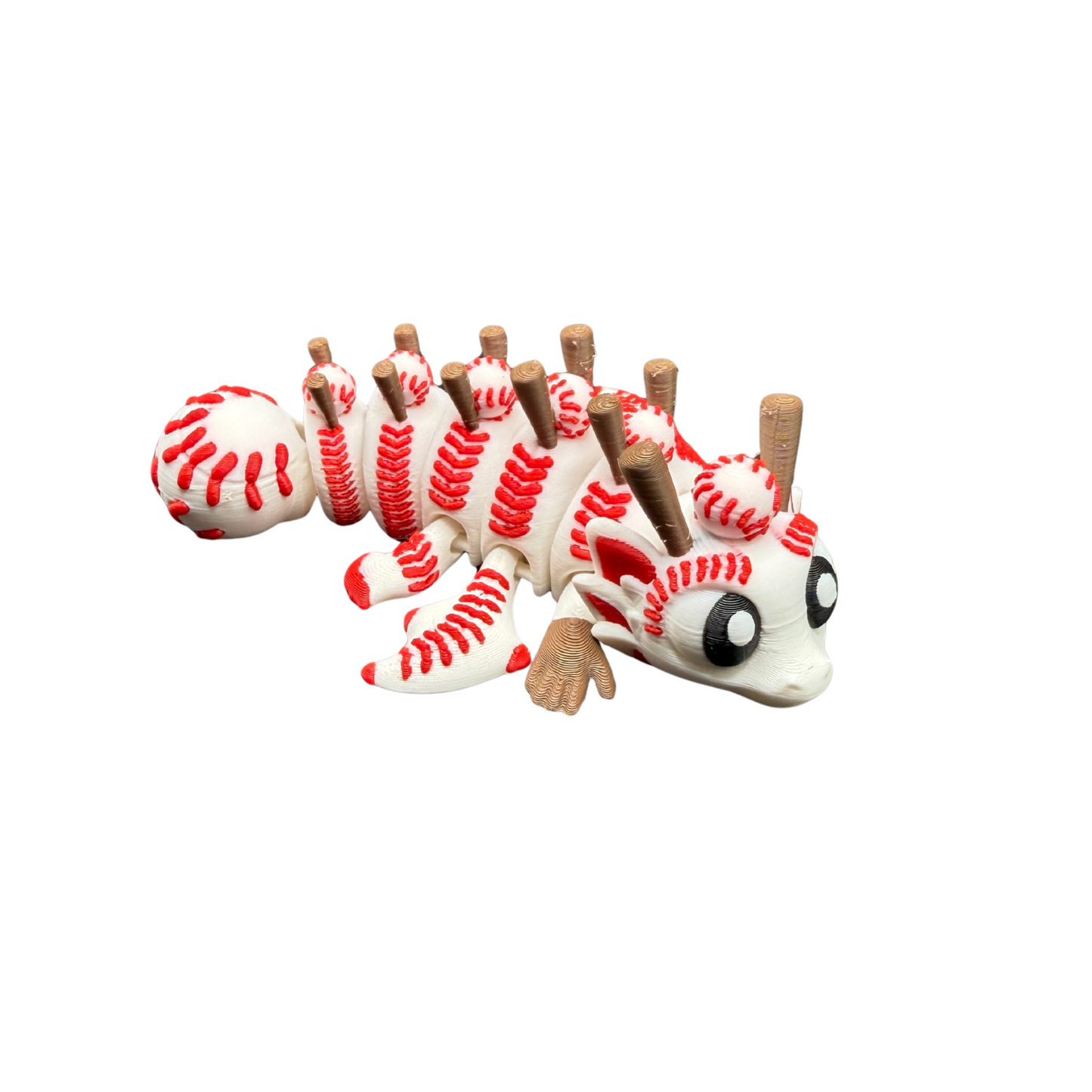 Baseball Flexi 3D Printed Dragon