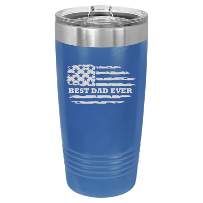 Best Dad Ever American Flag 20oz Tumbler