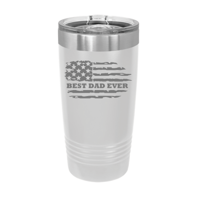 Best Dad Ever American Flag 20oz Tumbler