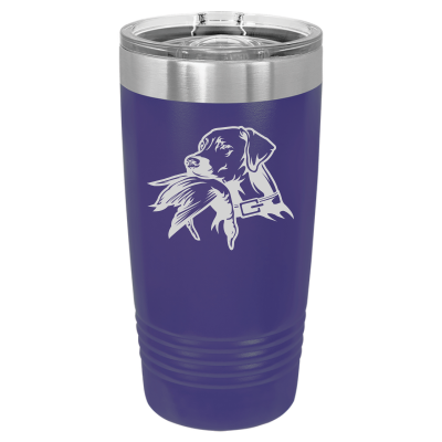 Hunting Dog with Duck 20oz Tumbler