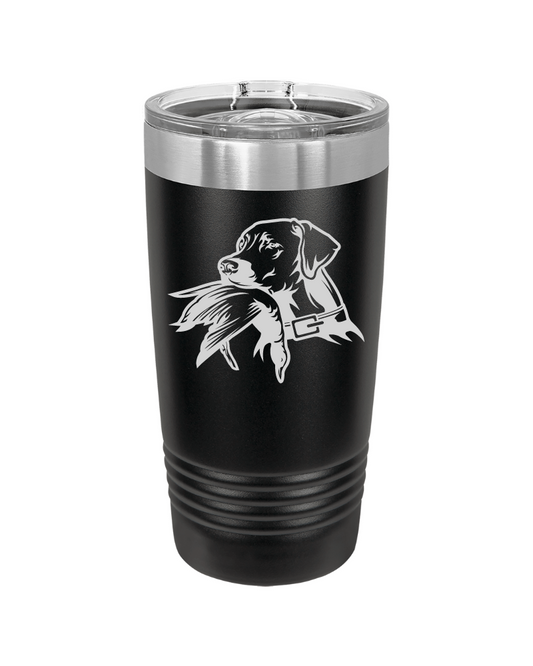 Hunting Dog with Duck 20oz Tumbler