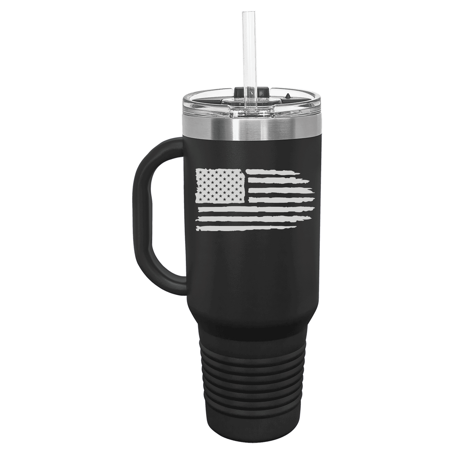 Tattered American Flag 40oz Tumbler