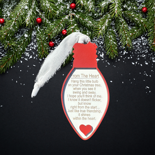 From the Heart - Friendship Ornament