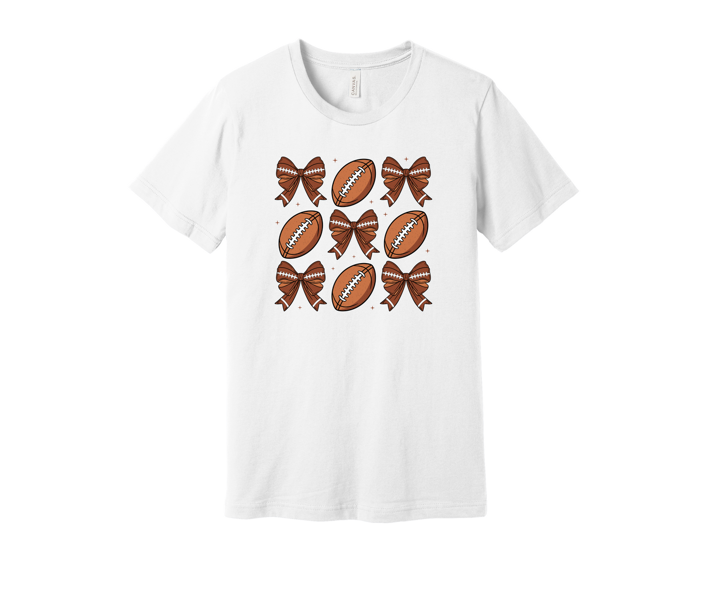 Footballs and Bows Shirt