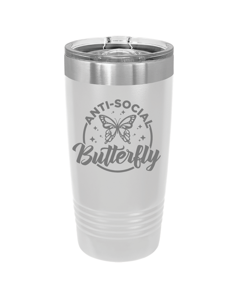 Anti-Social Butterfly Tumbler