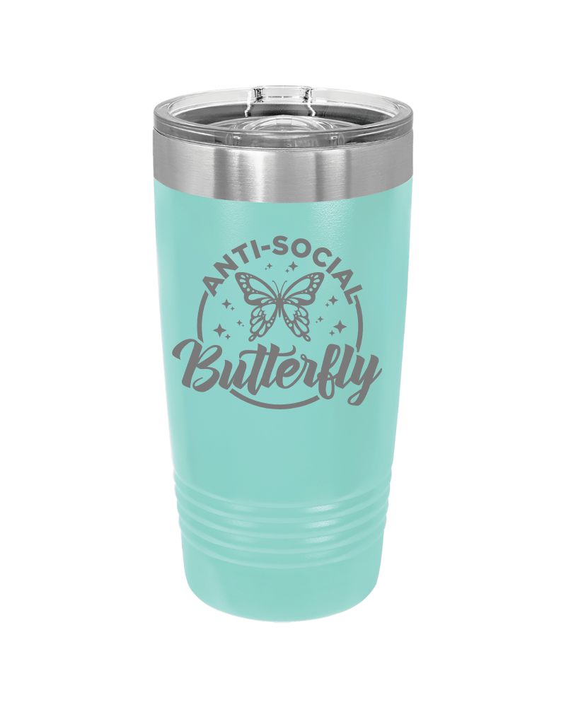 Anti-Social Butterfly Tumbler