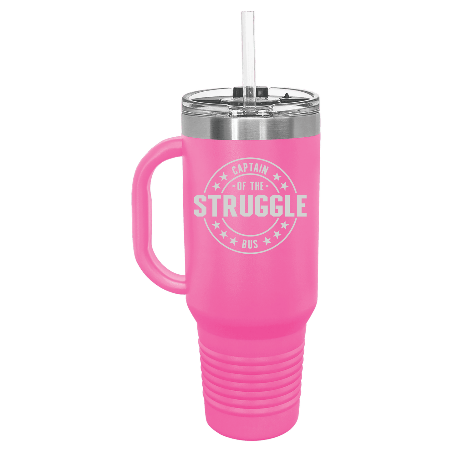 Captain of the Struggle Bus 40oz Travel Mug