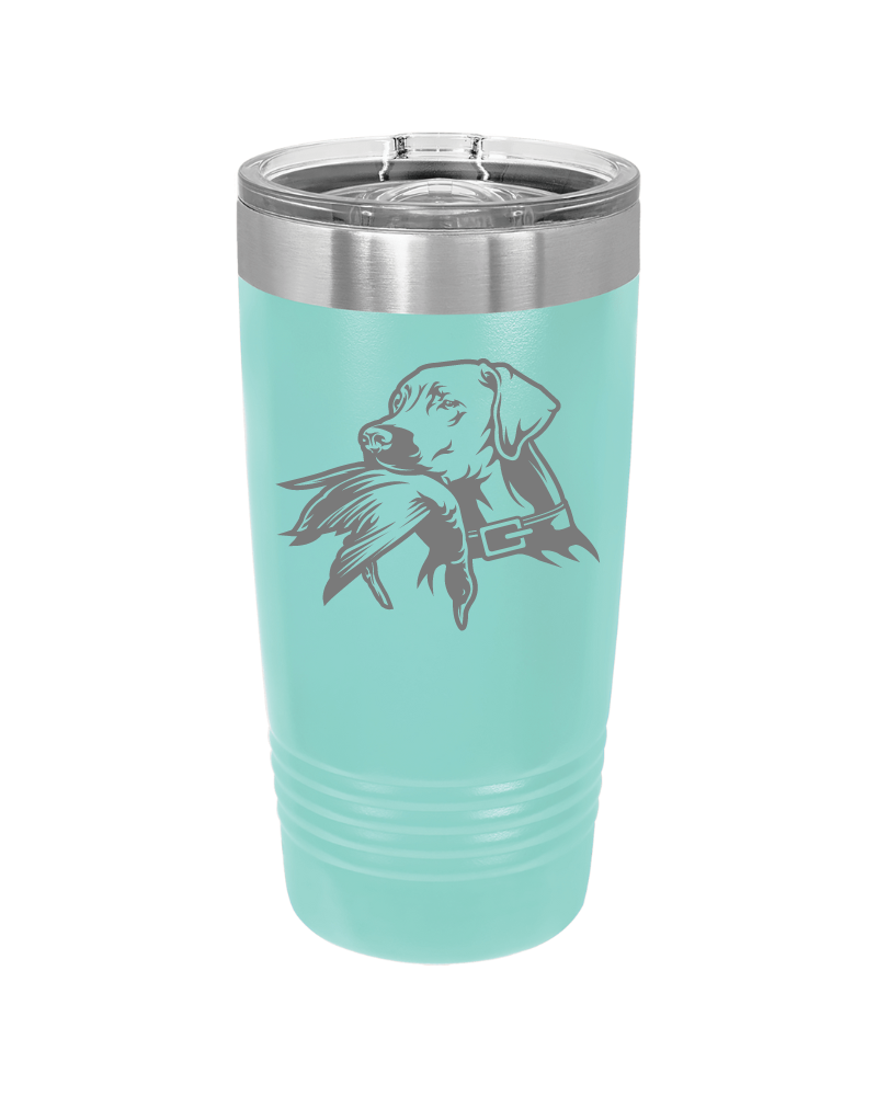 Hunting Dog with Duck 20oz Tumbler