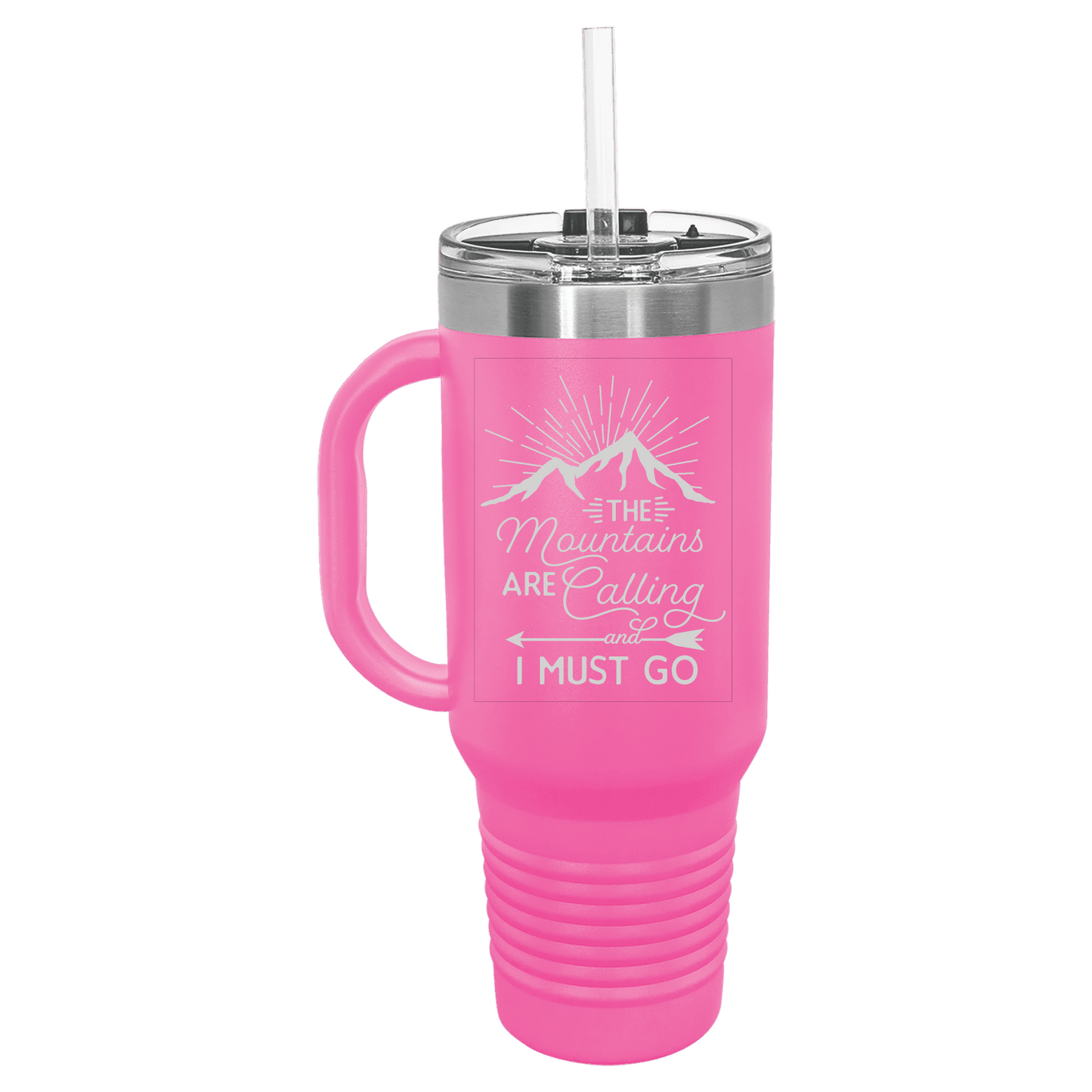 The Mountains are Calling and I Must Go 40oz Tumbler