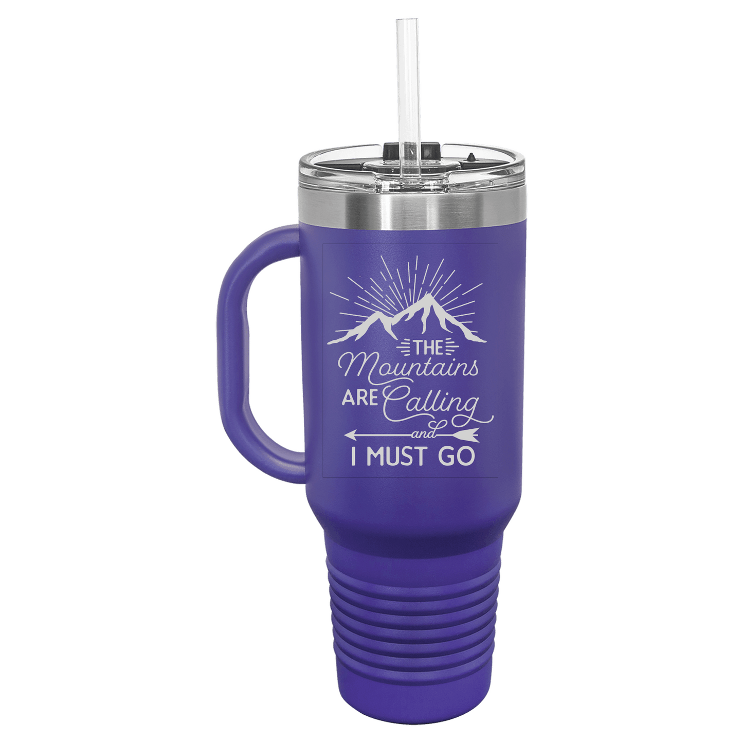 The Mountains are Calling and I Must Go 40oz Tumbler