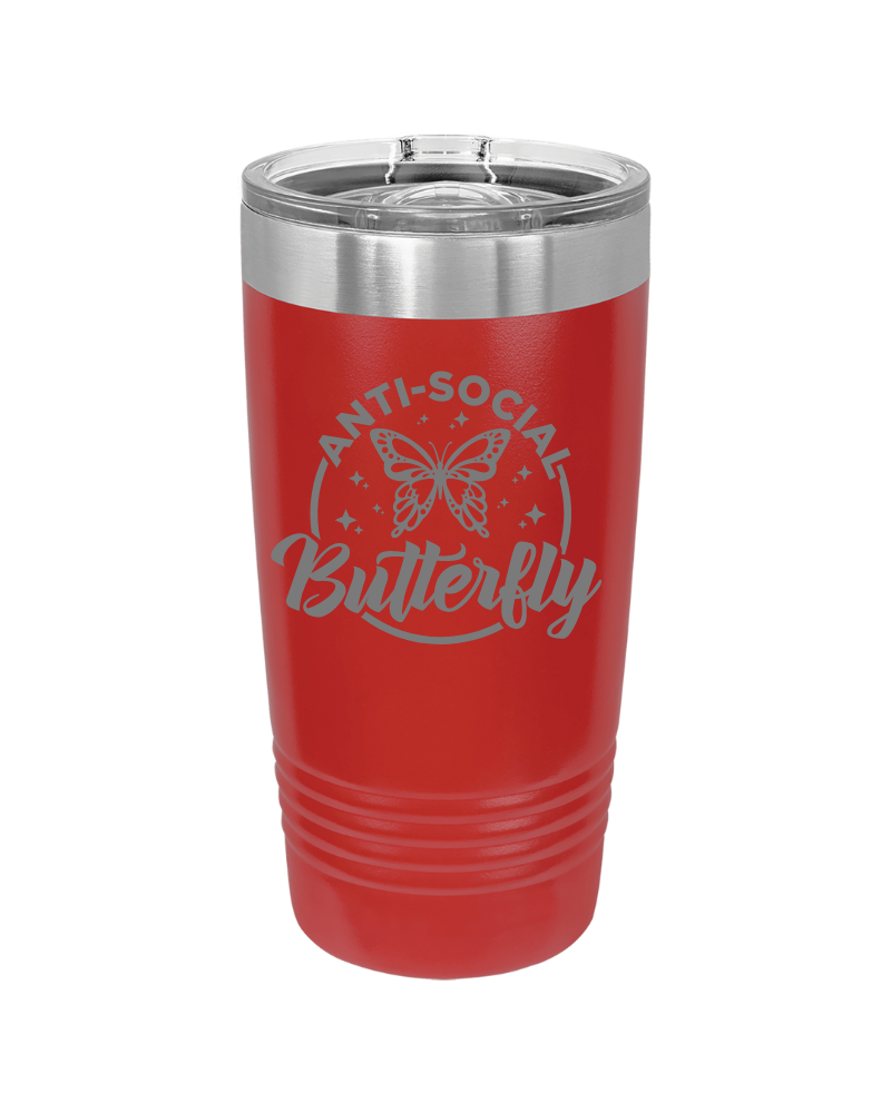 Anti-Social Butterfly Tumbler