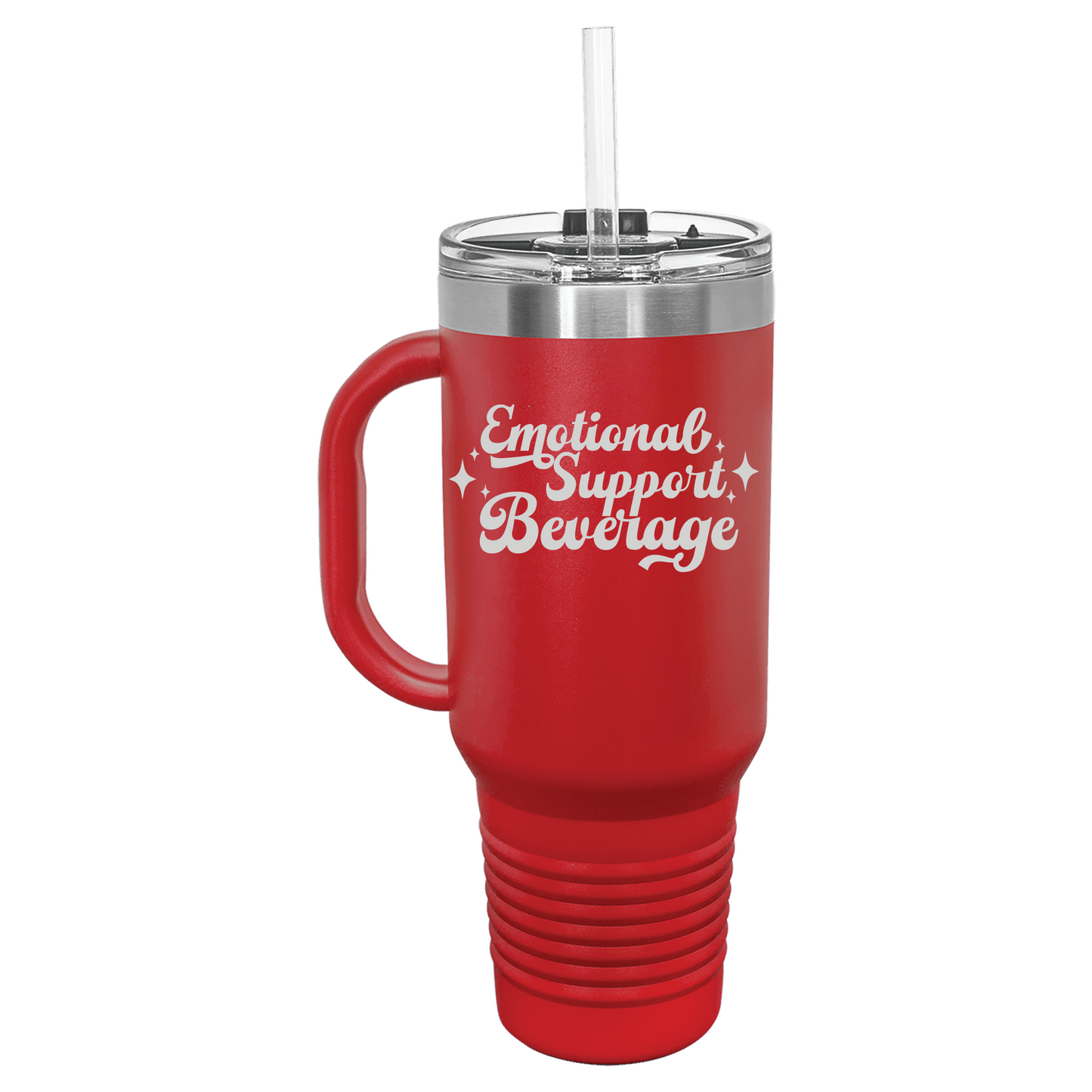 Emotional Support Beverage 40 oz Travel Mug