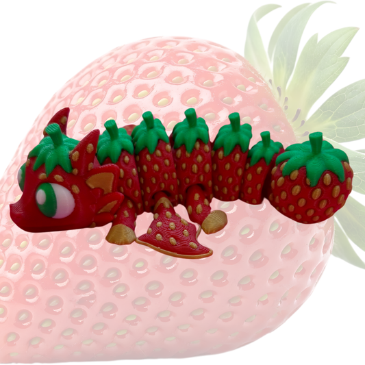 Strawberry Flexi Dragon