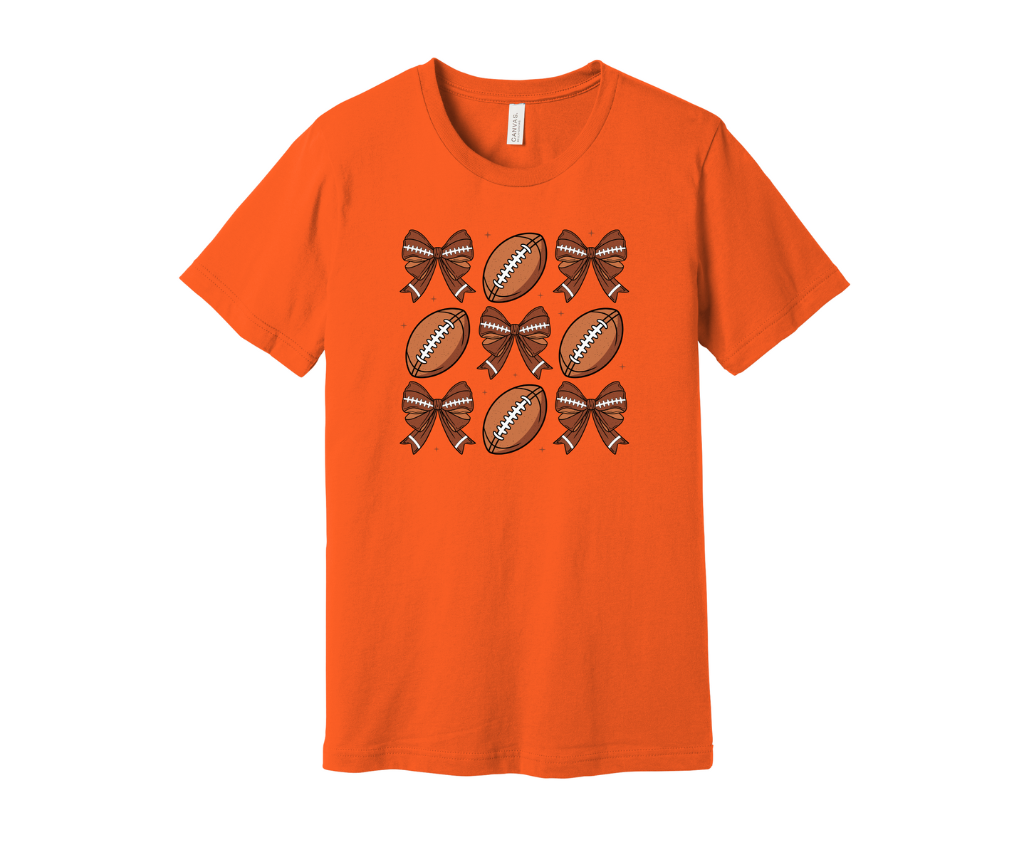 Footballs and Bows Shirt