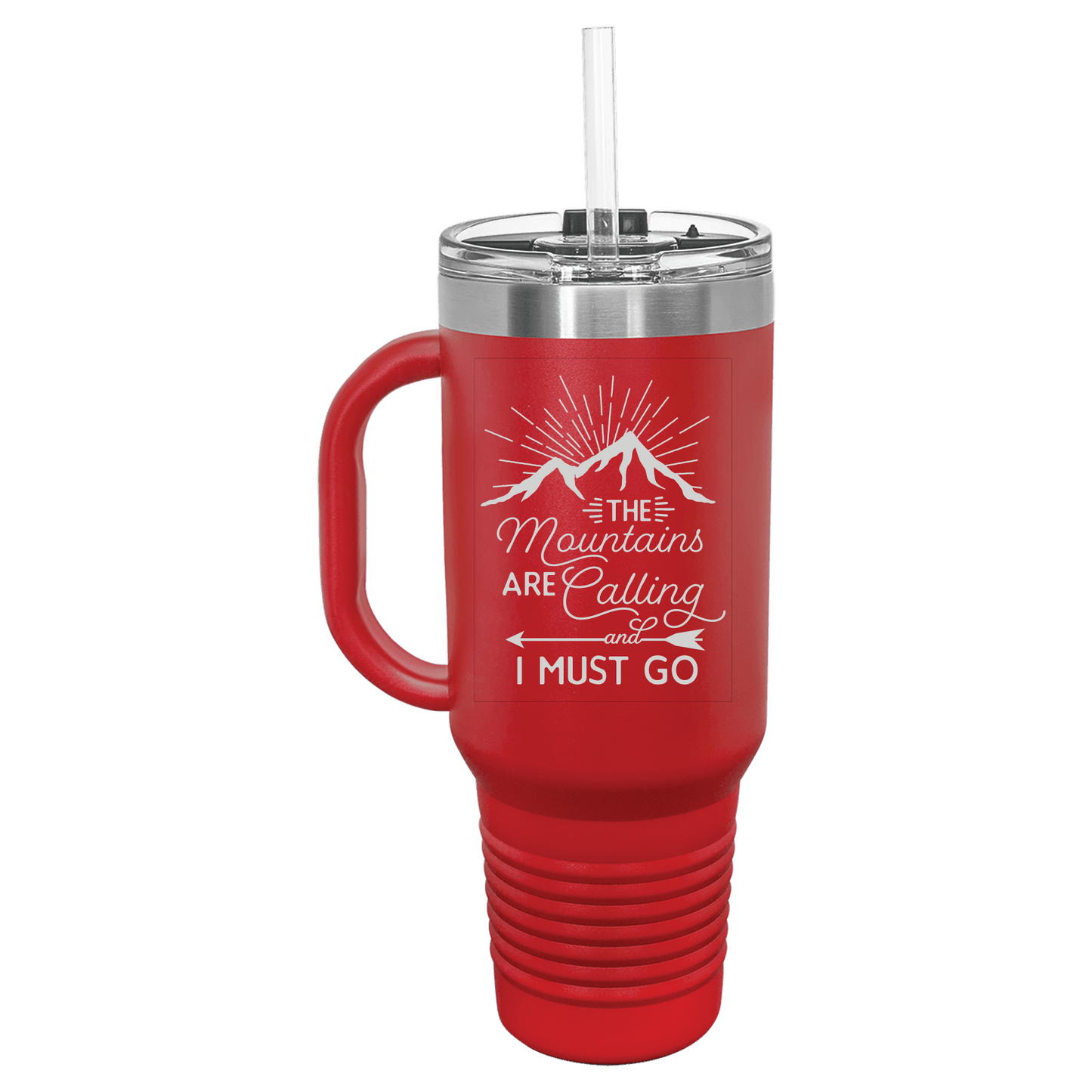 The Mountains are Calling and I Must Go 40oz Tumbler