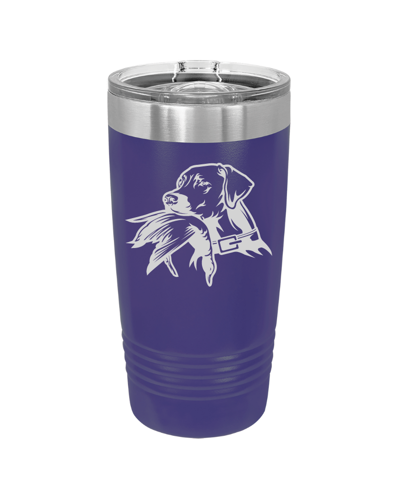 Hunting Dog with Duck 20oz Tumbler