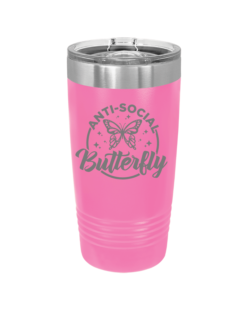 Anti-Social Butterfly Tumbler