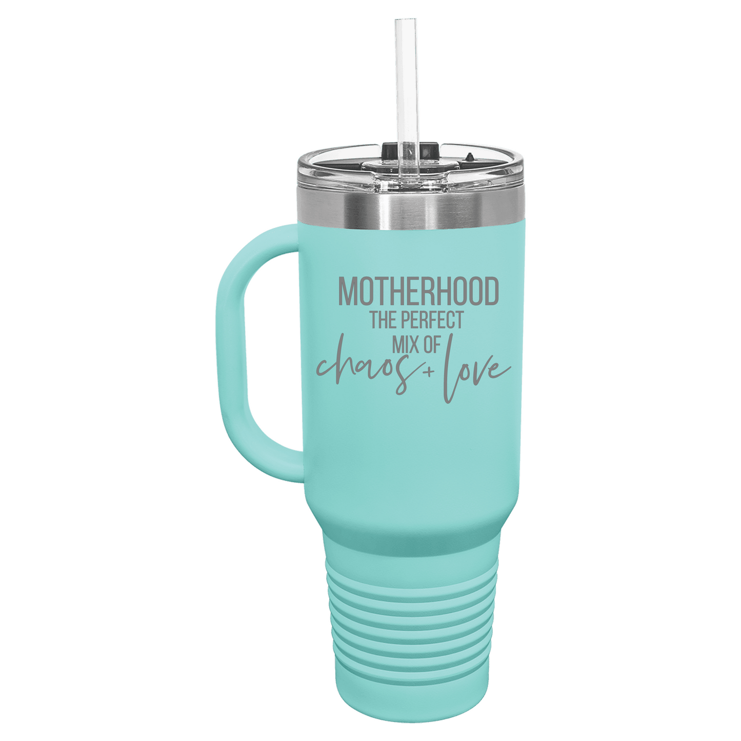 Motherhood the Perfect Mix of Chaos + Love 40oz Tumbler