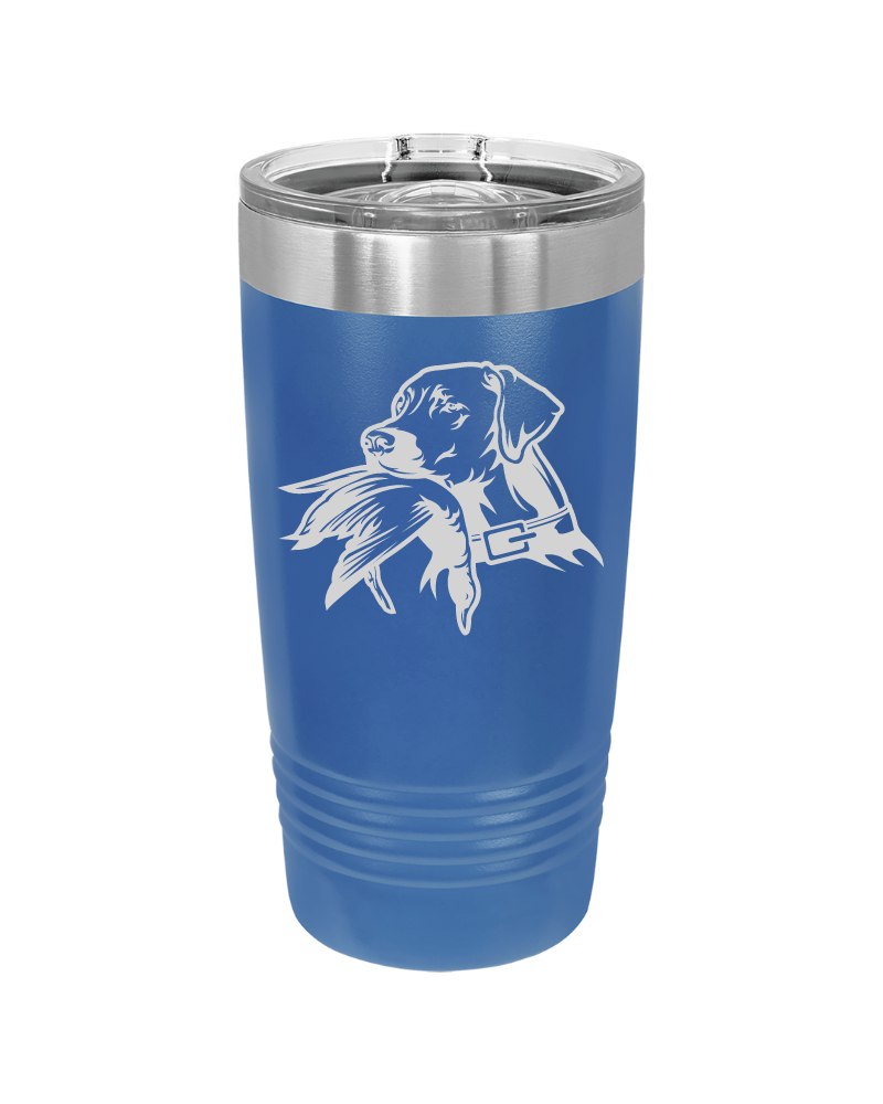 Hunting Dog with Duck 20oz Tumbler