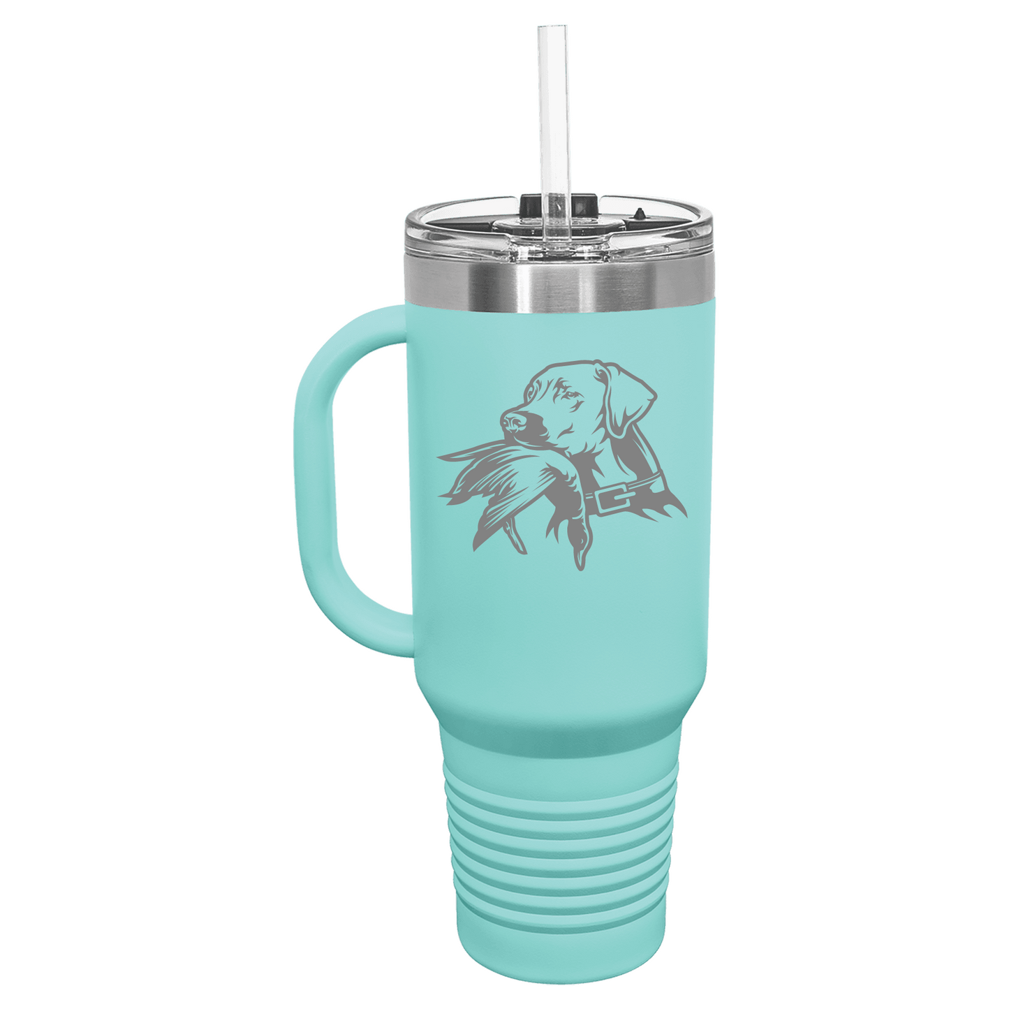 Hunting Dog and Duck 40oz Travel Mug