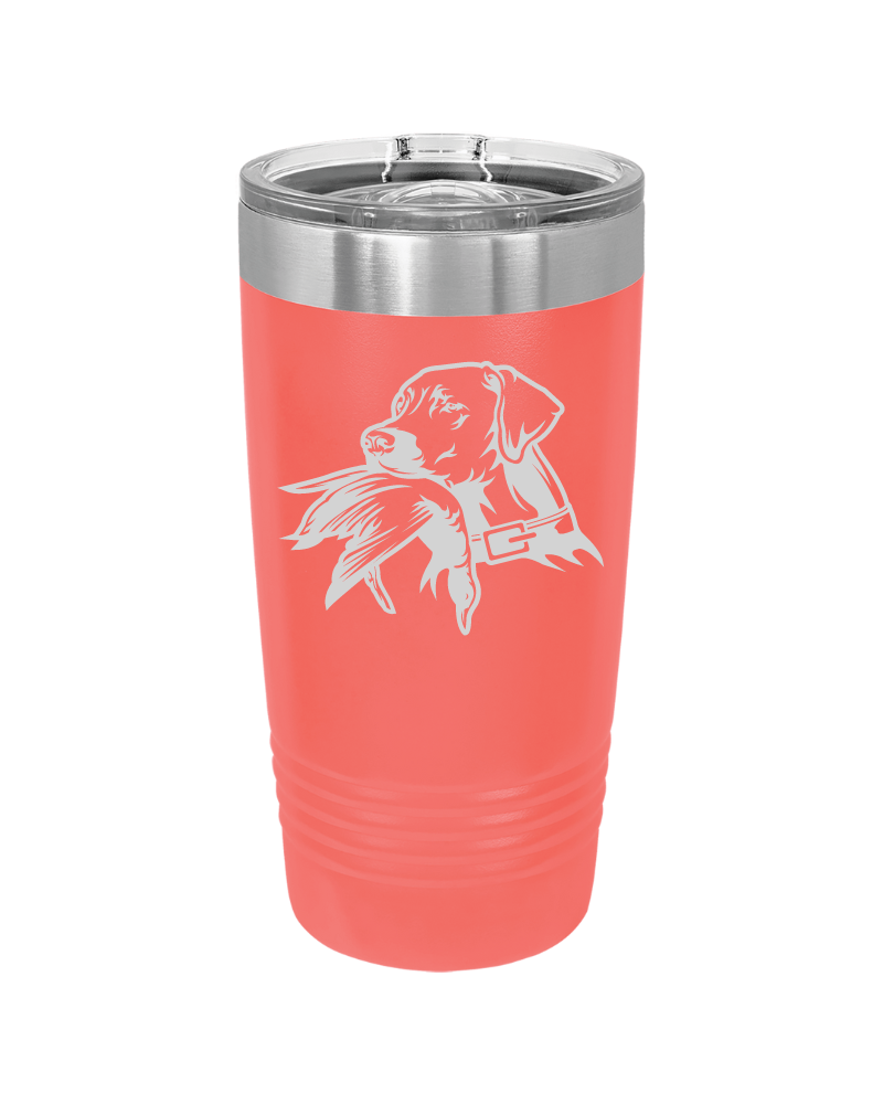 Hunting Dog with Duck 20oz Tumbler