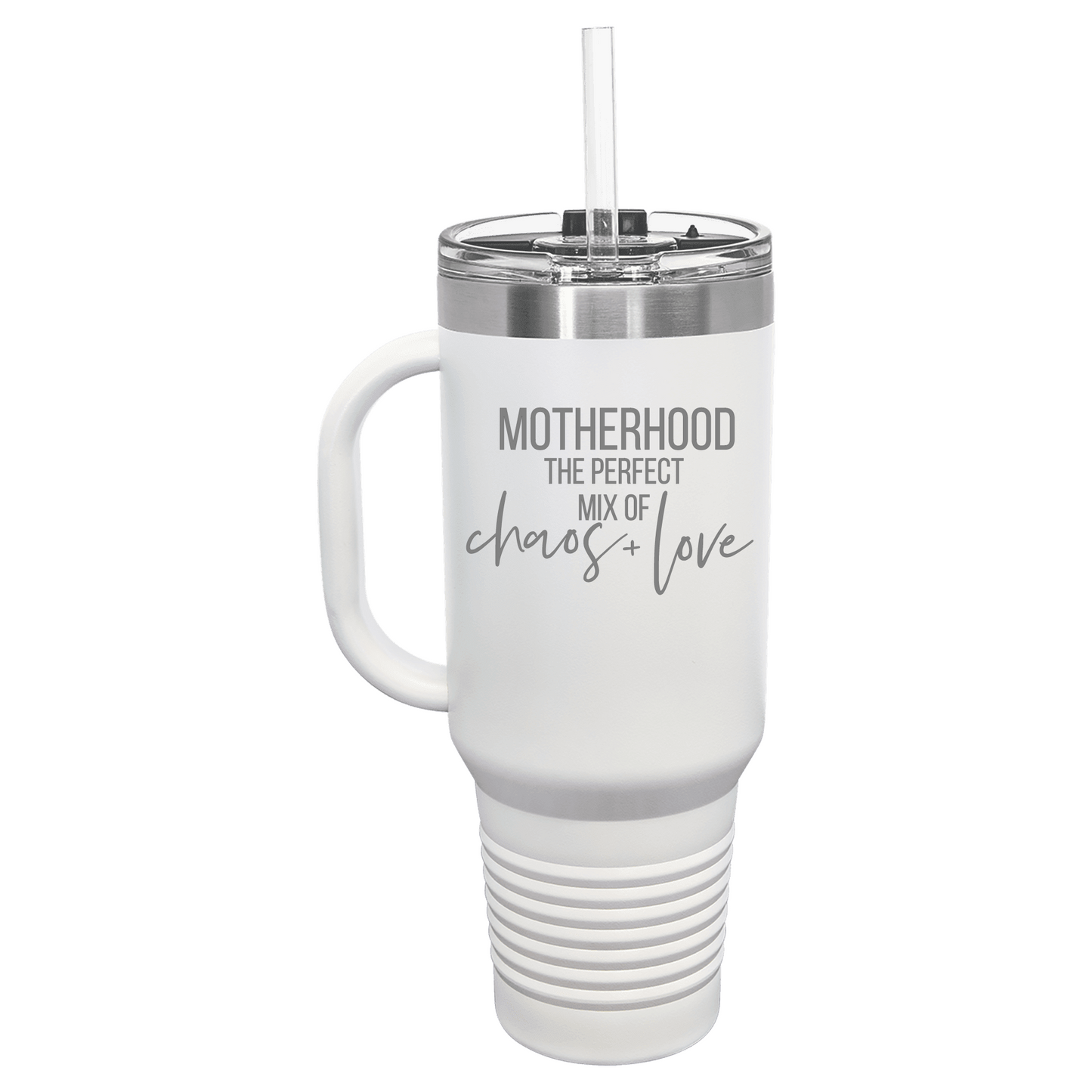 Motherhood the Perfect Mix of Chaos + Love 40oz Tumbler