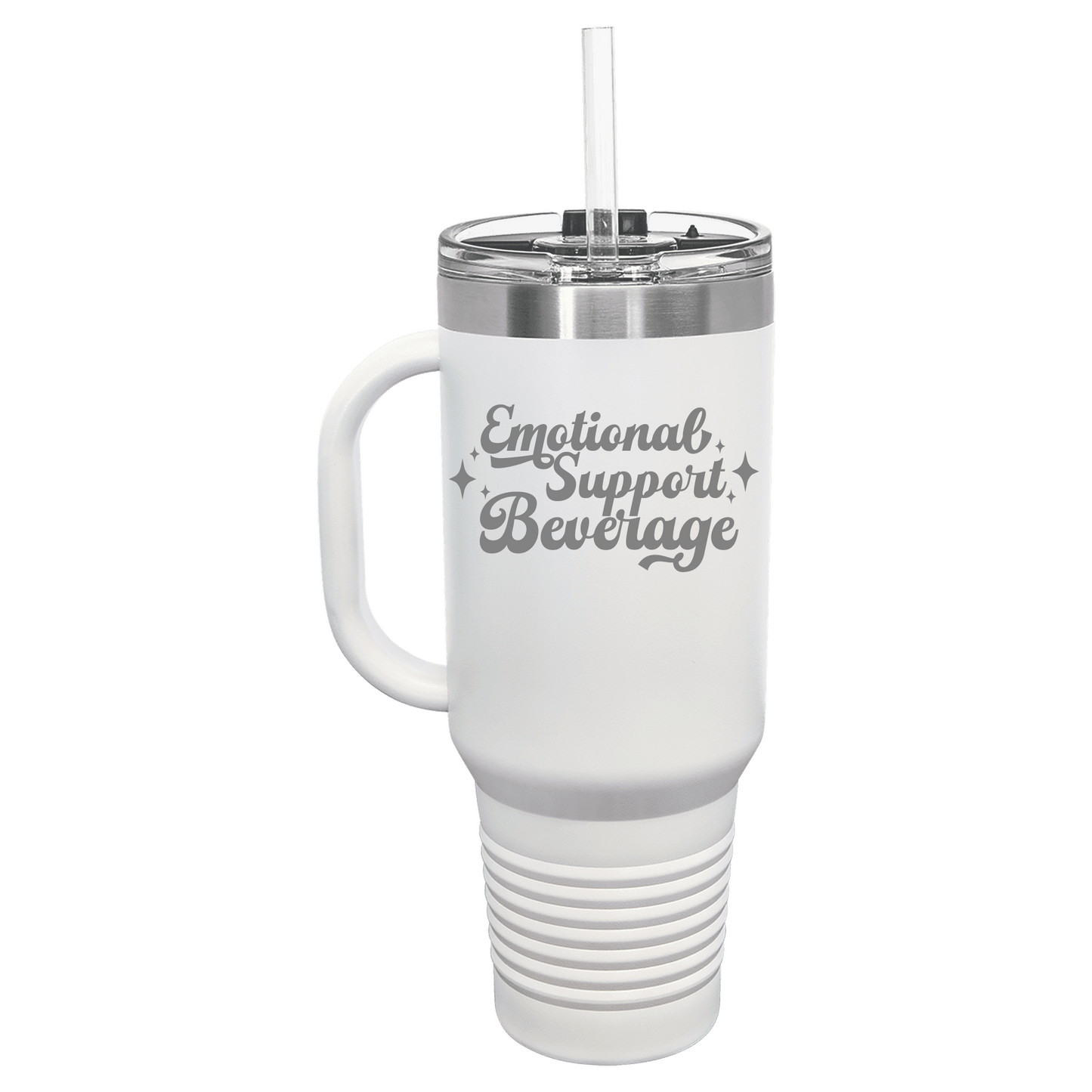 Emotional Support Beverage 40 oz Travel Mug