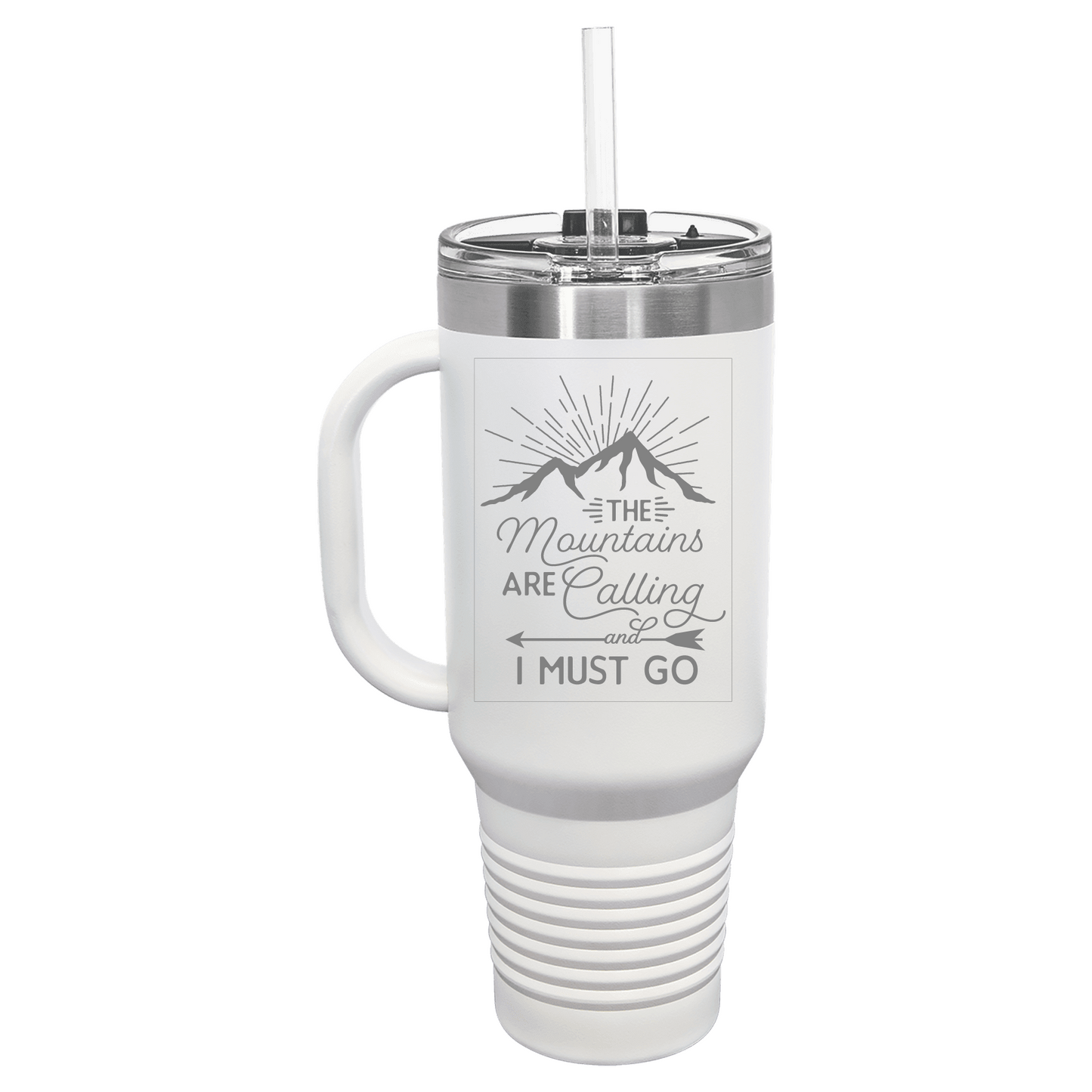 The Mountains are Calling and I Must Go 40oz Tumbler