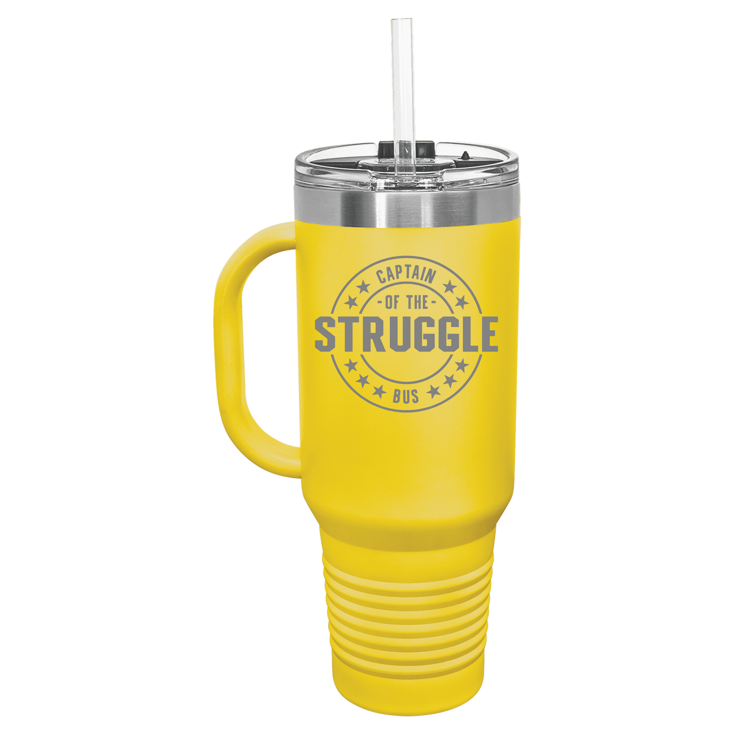 Captain of the Struggle Bus 40oz Travel Mug