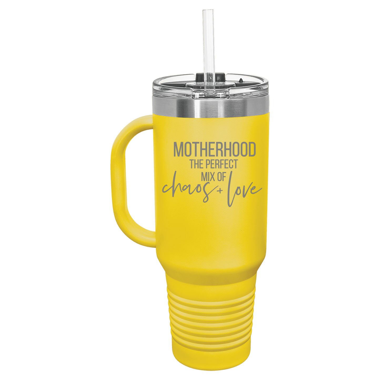 Motherhood the Perfect Mix of Chaos + Love 40oz Tumbler