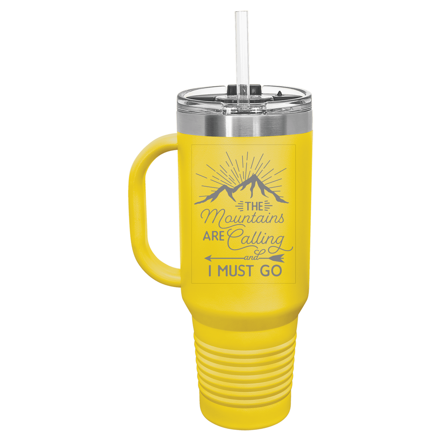 The Mountains are Calling and I Must Go 40oz Tumbler