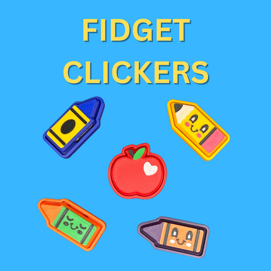 Back to School Fidget Clicker Set
