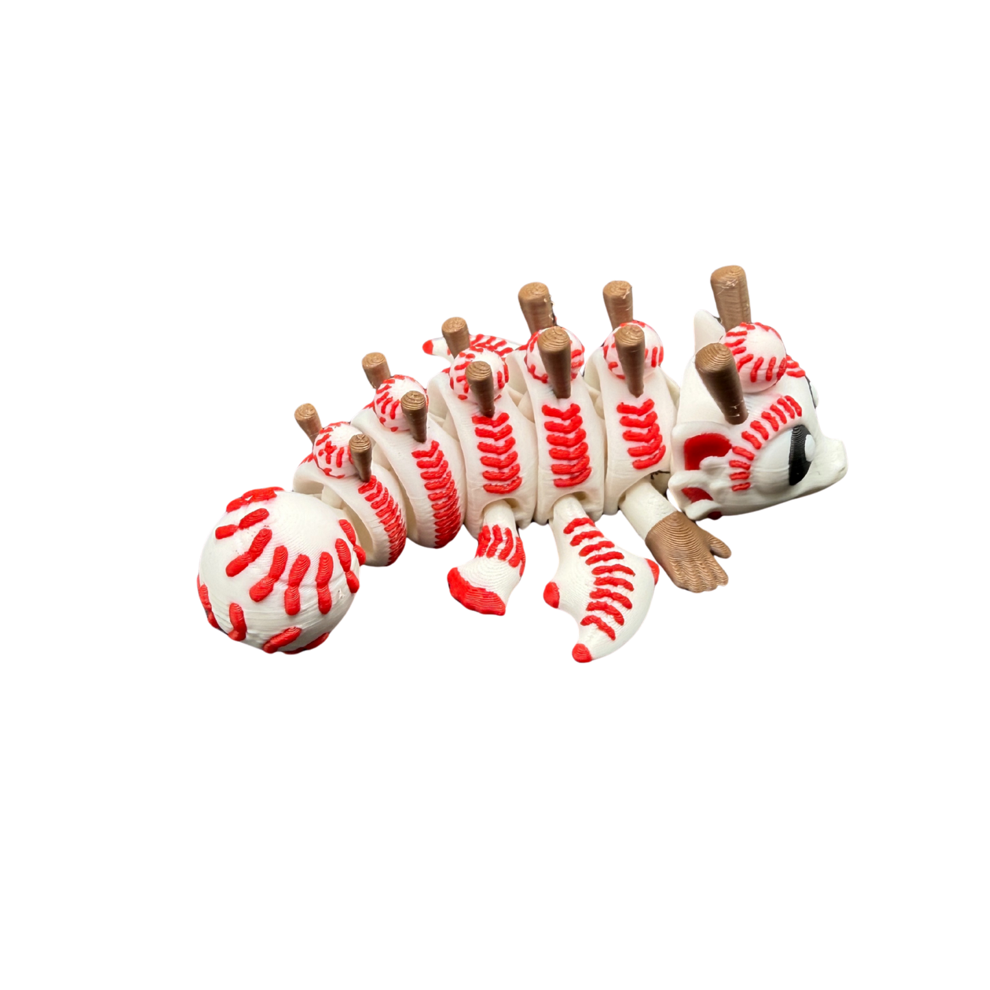 Baseball Flexi 3D Printed Dragon