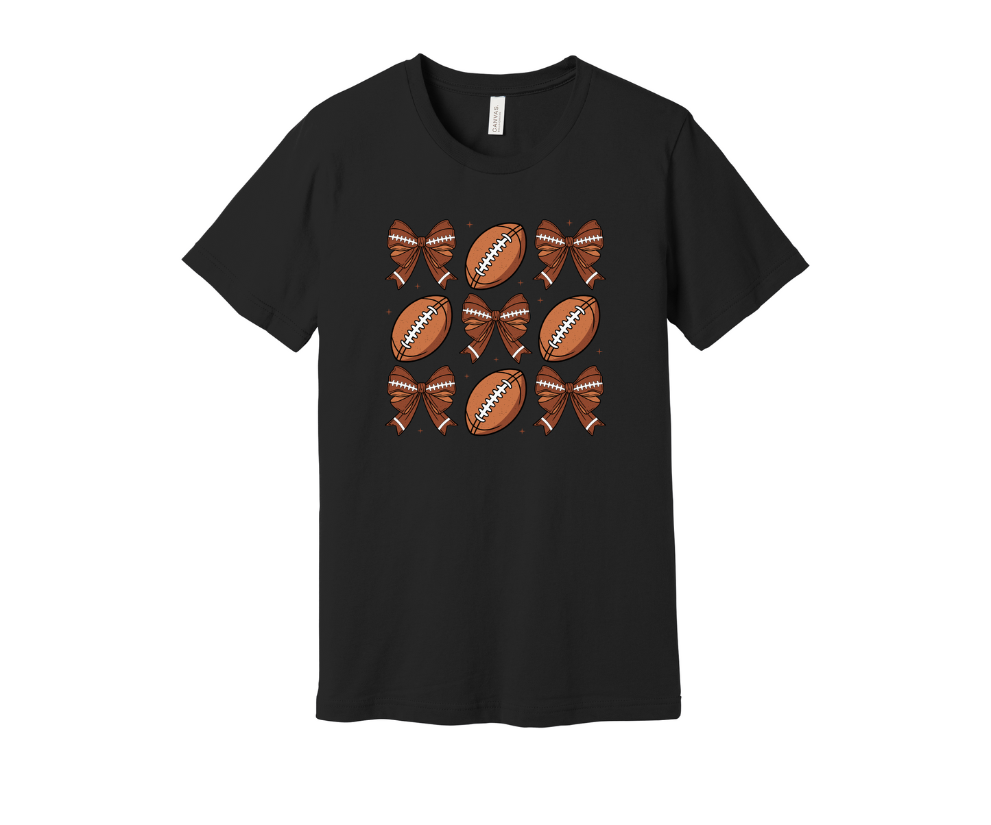 Footballs and Bows Shirt