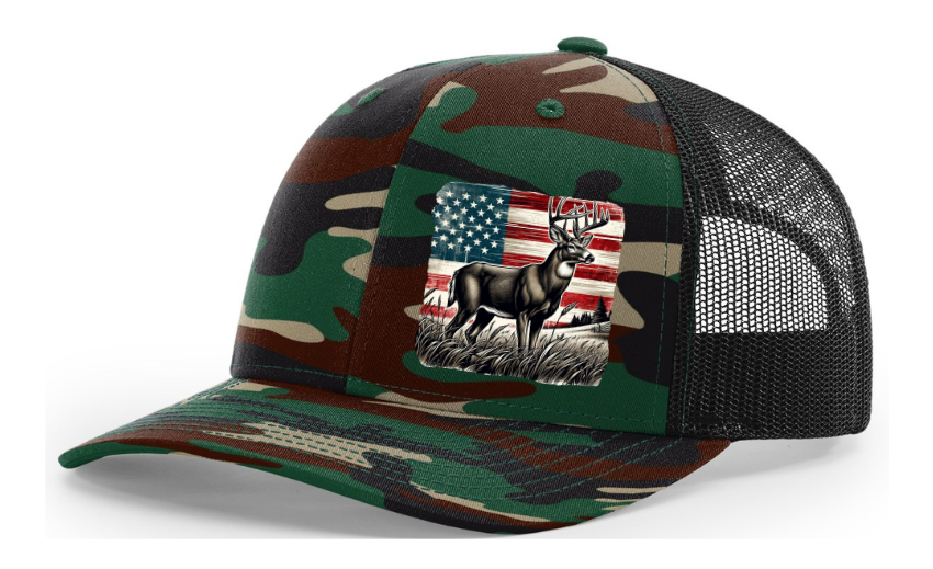 American Flag Deer Hat