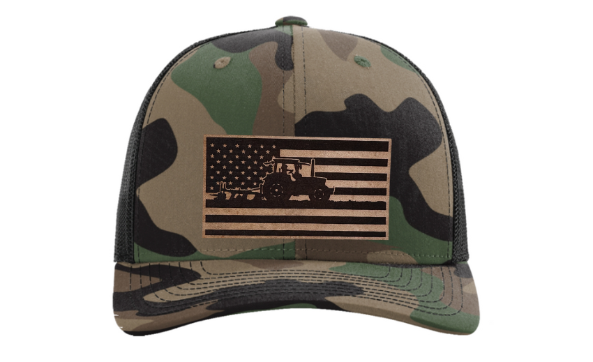 American Flag Farmer Hat