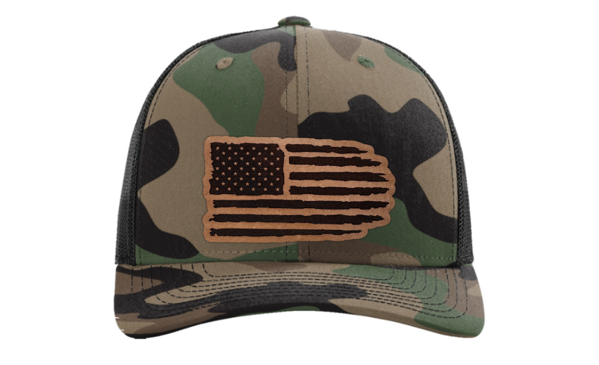 Tattered American Flag Hat