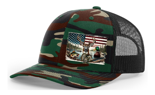 American Flag Wildlife Hat