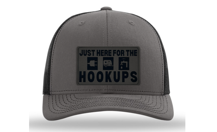 Just Here for the Hookups | Camping & RV Life Hat