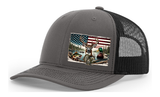 American Flag Wildlife Hat