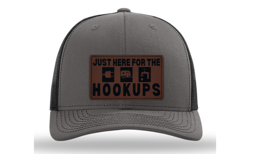 Just Here for the Hookups | Camping & RV Life Hat