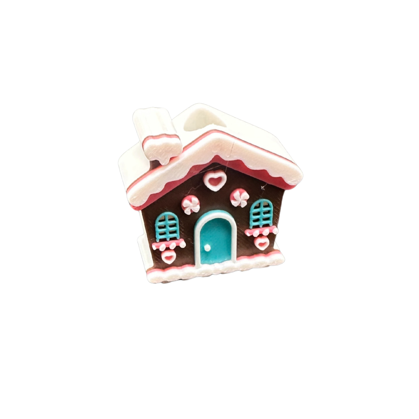Gingerbread House Straw Topper