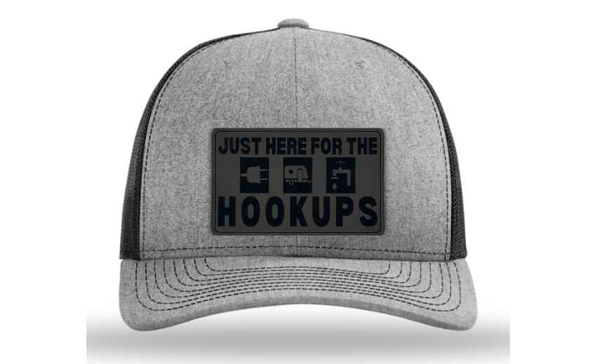 Just Here for the Hookups | Camping & RV Life Hat