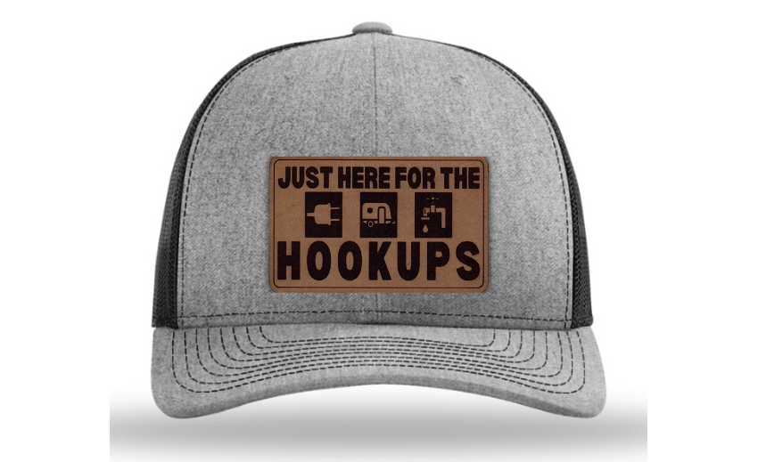 Just Here for the Hookups | Camping & RV Life Hat