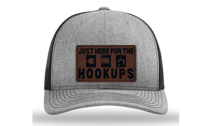 Just Here for the Hookups | Camping & RV Life Hat