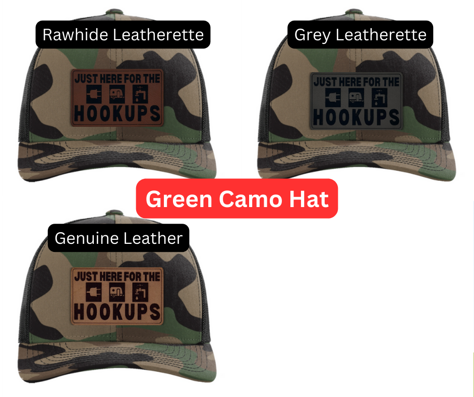 Just Here for the Hookups | Camping & RV Life Hat