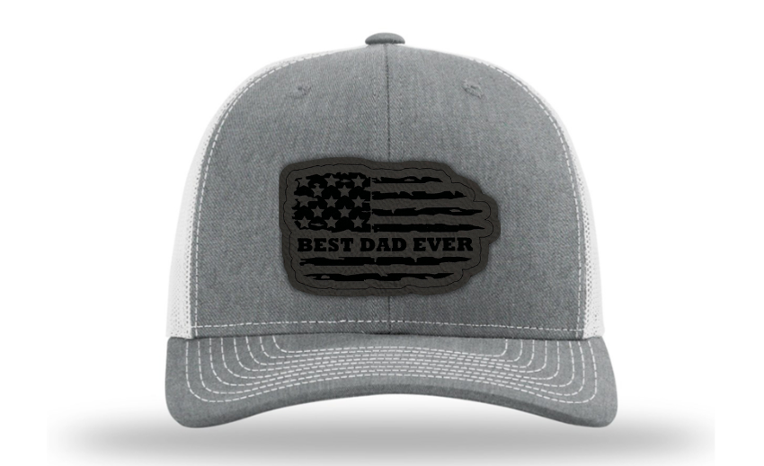 Best Dad Ever American Flag Hat