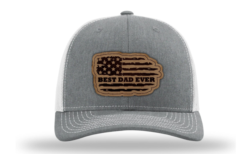 Best Dad Ever American Flag Hat