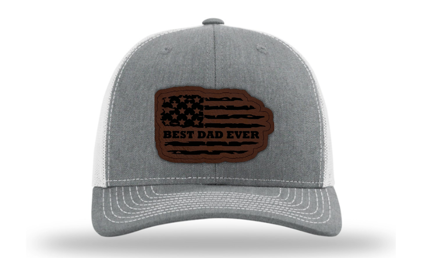 Best Dad Ever American Flag Hat