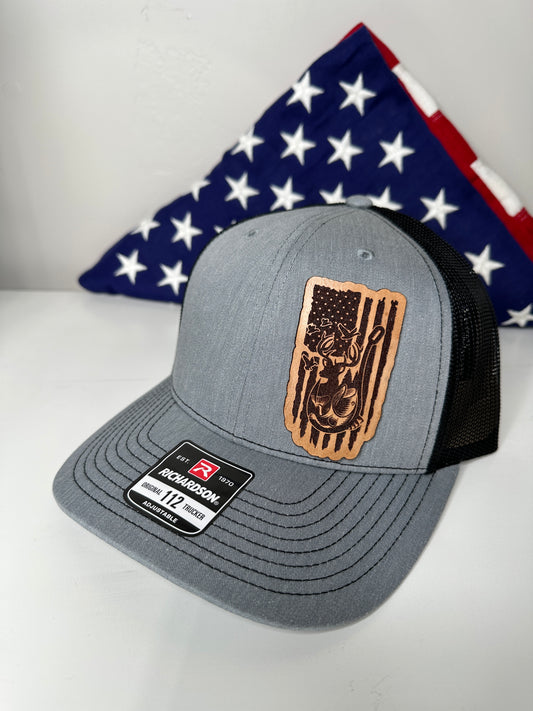 American Flag Sportsman Hat